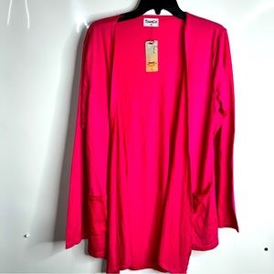 Cute pink cardigan With side pockets NWT size M tomcat